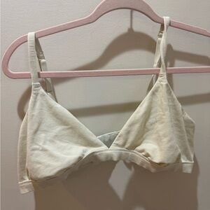 SKIMS Cream Triangle Bralette